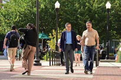 Dean Chang and Vice Dean Misra