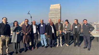 The team visited one of the sites of the NSF PAWR COSMOS testbeds