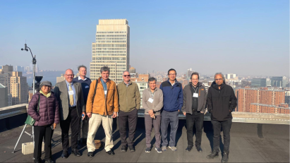 The team visited one of the sites of the NSF PAWR COSMOS testbeds