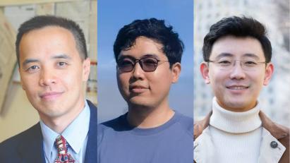 headshots of Jason Nieh, Runzhou Tao, and Ronghui Gu side by side